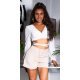 Bluza dama scurta, alba, cu maneca lunga, Aysegul Bluza dama scurta, alba, cu maneca lunga, Aysegul 3 - jojofashion.ro