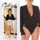 Bluza dama tip body, neagra, cu maneca lunga si decolteu in V, Lorisa 3 - jojofashion.ro