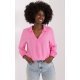 Bluza dama tip tunica, din vascoza, roz, cu maneca lunga, Indilla Bluza dama tip tunica, din vascoza, roz, cu maneca lunga, Indilla 2 - jojofashion.ro
