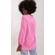 Bluza dama tip tunica, din vascoza, roz, cu maneca lunga, Indilla Bluza dama tip tunica, din vascoza, roz, cu maneca lunga, Indilla 3 - jojofashion.ro