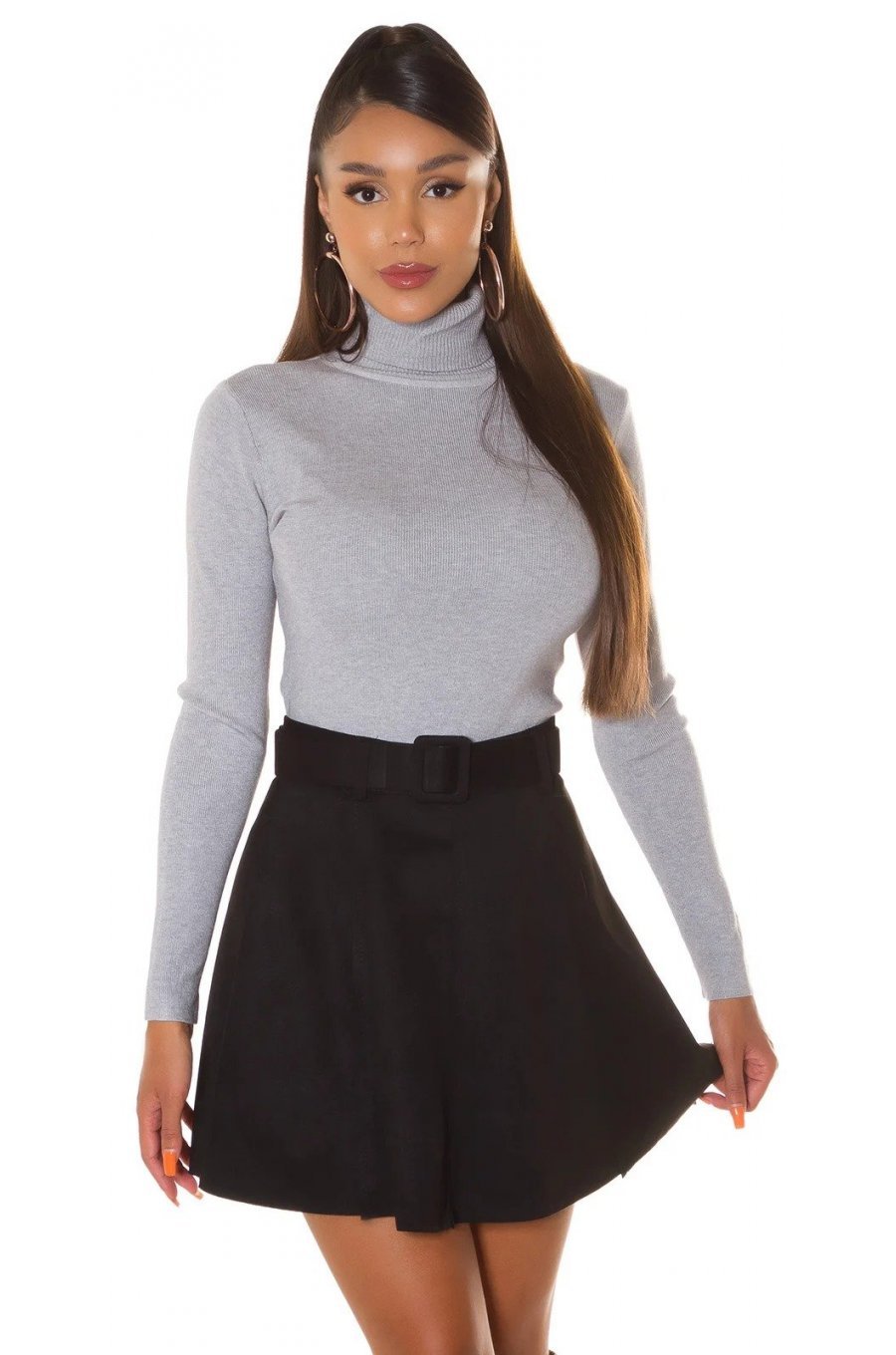 Bluza maleta vascoza gri Mahas Bluza maleta vascoza gri Mahas 1 - jojofashion.ro