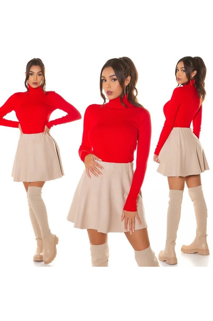 Bluza maleta vascoza rosie Mahas Bluza maleta vascoza rosie Mahas 7 - jojofashion.ro