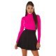 Bluza maleta vascoza roz Mahas Bluza maleta vascoza roz Mahas 2 - jojofashion.ro