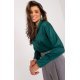 Camasa dama eleganta, din bumbac satinat, verde smarald, Ludmilla Camasa dama eleganta, din bumbac satinat, verde smarald, Ludmilla 3 - jojofashion.ro