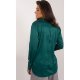 Camasa dama eleganta, din bumbac satinat, verde smarald, Ludmilla Camasa dama eleganta, din bumbac satinat, verde smarald, Ludmilla 4 - jojofashion.ro