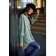 Camasa dama oversize, kaki, cu maneca lunga si nasturi, Ayline Camasa dama oversize, kaki, cu maneca lunga si nasturi, Ayline 4 - jojofashion.ro