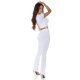 Crop top dama alb vascoza cu siret Andriela 5 - jojofashion.ro