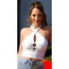 Crop top dama mulat alb Denise