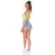 Crop top dama mulat verde Denise 7 - jojofashion.ro