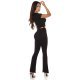 Crop top dama negru vascoza cu siret Andriela 5 - jojofashion.ro