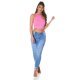 Crop top dama roz Mabel 7 - jojofashion.ro