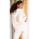 Pulover dama casual bej oversize cu gluga Lassiger Pulover dama casual bej oversize cu gluga Lassiger 3 - jojofashion.ro