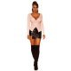 Pulover dama tricotat petrecut vascoza roz pastelat Laylek 4 - jojofashion.ro