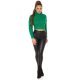Pulover dama tricotat scurt verde Dayana Pulover dama tricotat scurt verde Dayana 4 - jojofashion.ro