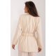 Sacou dama cu floare in talie, elegant, bej, Eshal Sacou dama cu floare in talie, elegant, bej, Eshal 4 - jojofashion.ro