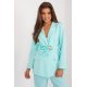 Sacou dama cu floare in talie, elegant, menta, Eshal Sacou dama cu floare in talie, elegant, menta, Eshal 2 - jojofashion.ro