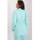 Sacou dama cu floare in talie, elegant, menta, Eshal Sacou dama cu floare in talie, elegant, menta, Eshal 4 - jojofashion.ro