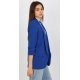 Sacou dama elegant, albastru regal, cu maneca trei sferturi, Darlen Sacou dama elegant, albastru regal, cu maneca trei sferturi, Darlen 3 - jojofashion.ro