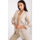 Sacou dama elegant, bej, cu maneca trei sferturi, Darlen Sacou dama elegant, bej, cu maneca trei sferturi, Darlen 2 - jojofashion.ro