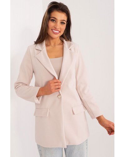 Sacou dama elegant, clasic, bej, Briseida Bluze dama, Sacou dama elegant, clasic, bej, Briseida - jojofashion.ro