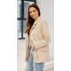 Sacou dama elegant, clasic, bej, cu nasturi, FreyaR Sacou dama elegant, clasic, bej, cu nasturi, FreyaR 4 - jojofashion.ro