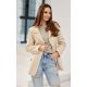 Sacou dama elegant, clasic, bej, cu nasturi, FreyaR Sacou dama elegant, clasic, bej, cu nasturi, FreyaR 5 - jojofashion.ro
