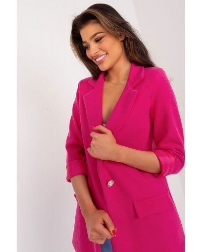 Sacou dama elegant, clasic, roz fucsia, Briseida Bluze dama, Sacou dama elegant, clasic, roz fucsia, Briseida - jojofashion.ro