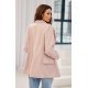 Sacou dama elegant, clasic, roz pudra, cu nasturi, FreyaR Sacou dama elegant, clasic, roz pudra, cu nasturi, FreyaR 3 - jojofashion.ro