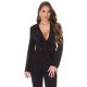 Sacou dama scurt negru Catlin Sacou dama scurt negru Catlin 2 - jojofashion.ro