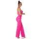 Crop top dama, piele eco roz, bandeau, Sandrina Crop top dama, piele eco roz, bandeau, Sandrina 5 - jojofashion.ro
