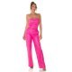 Crop top dama, piele eco roz, bandeau, Sandrina Crop top dama, piele eco roz, bandeau, Sandrina 6 - jojofashion.ro