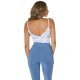 Crop top dama dantela alba Svetlana 3 - jojofashion.ro