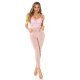 Crop top dama dantela roz pal Svetlana Crop top dama dantela roz pal Svetlana 4 - jojofashion.ro
