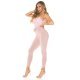 Crop top dama dantela roz pal Svetlana Crop top dama dantela roz pal Svetlana 5 - jojofashion.ro