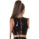Crop top dama latex negru Zamora Crop top dama latex negru Zamora 3 - jojofashion.ro