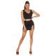Top crop dama negru cu lanturi Monalise 7 - jojofashion.ro