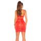 Crop top dama Wetlook rosu Freira 3 - jojofashion.ro