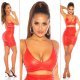 Crop top dama Wetlook rosu Freira 6 - jojofashion.ro