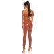 Crop top dama latex bronz incretit cu umeri goi Defne 6 - jojofashion.ro