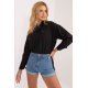 Camasa dama clasica, din bumbac, neagra, cu maneca lunga, Crina Camasa dama clasica, din bumbac, neagra, cu maneca lunga, Crina 2 - jojofashion.ro