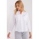 Camasa dama clasica, din bumbac, alba, cu maneca lunga, Crina 2 - jojofashion.ro