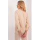 Camasa dama, din bumbac, bej, cu maneca lunga, Hassine Camasa dama, din bumbac, bej, cu maneca lunga, Hassine 4 - jojofashion.ro