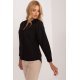 Camasa dama, din bumbac, neagra, cu maneca lunga, Hassine Camasa dama, din bumbac, neagra, cu maneca lunga, Hassine 3 - jojofashion.ro