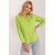 Camasa dama, din bumbac, verde lime, cu maneca lunga, Hassine Camasa dama, din bumbac, verde lime, cu maneca lunga, Hassine 2 - jojofashion.ro