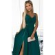 Rochie lunga verde vaporoasa Scarlett 5 - jojofashion.ro