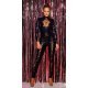 Salopeta neagra din latex Lexi Salopeta neagra din latex Lexi 2 - jojofashion.ro