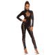 Salopeta neagra din latex Lexi Salopeta neagra din latex Lexi 5 - jojofashion.ro