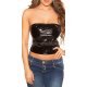 Top din latex negru Wetlook Koucla Dinah Top din latex negru Wetlook Koucla Dinah 2 - jojofashion.ro