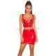 Top lucios rosu din latex wetlook Linda Top lucios rosu din latex wetlook Linda 2 - jojofashion.ro
