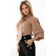 Bluza dama eleganta bej cu maneca lunga lejera Anouk Bluza dama eleganta bej cu maneca lunga lejera Anouk 3 - jojofashion.ro